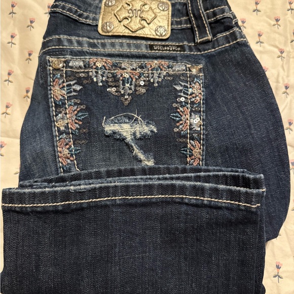 Embroidered Blue Jeans - Picture 5 of 5